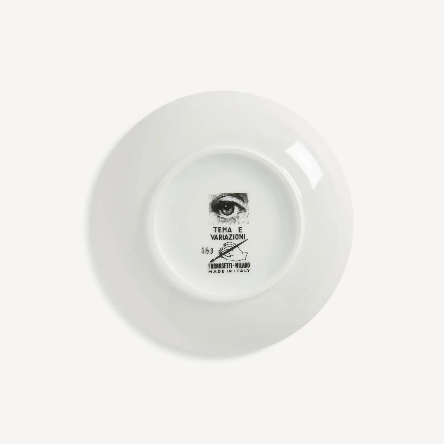 Small Containers<Fornasetti Round Box Tema E Variazioni N.383 White/Black