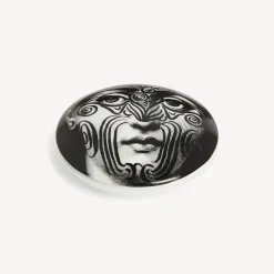 Small Containers<Fornasetti Round Box Tema E Variazioni N.9 White/Black