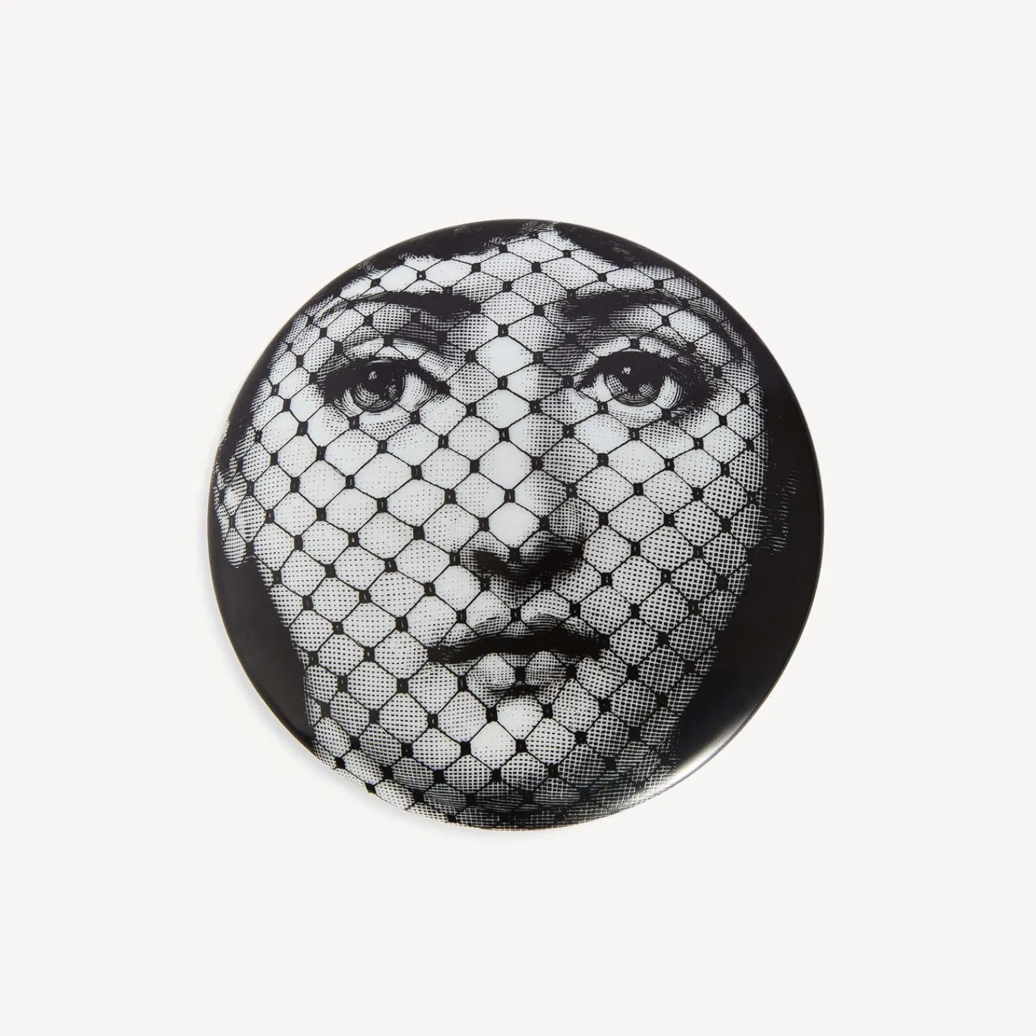 Small Containers<Fornasetti Round Box Tema E Variazioni N.78 White/Black
