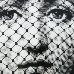 Small Containers<Fornasetti Round Box Tema E Variazioni N.78 White/Black