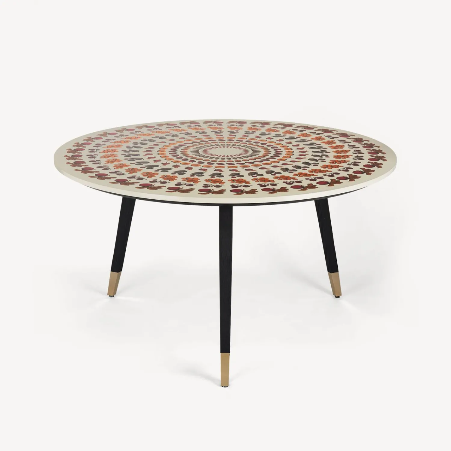 Tables<Fornasetti Round Table Giostra Di Frutta Multicolour