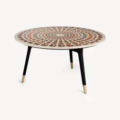 Tables<Fornasetti Round Table Giostra Di Frutta Multicolour