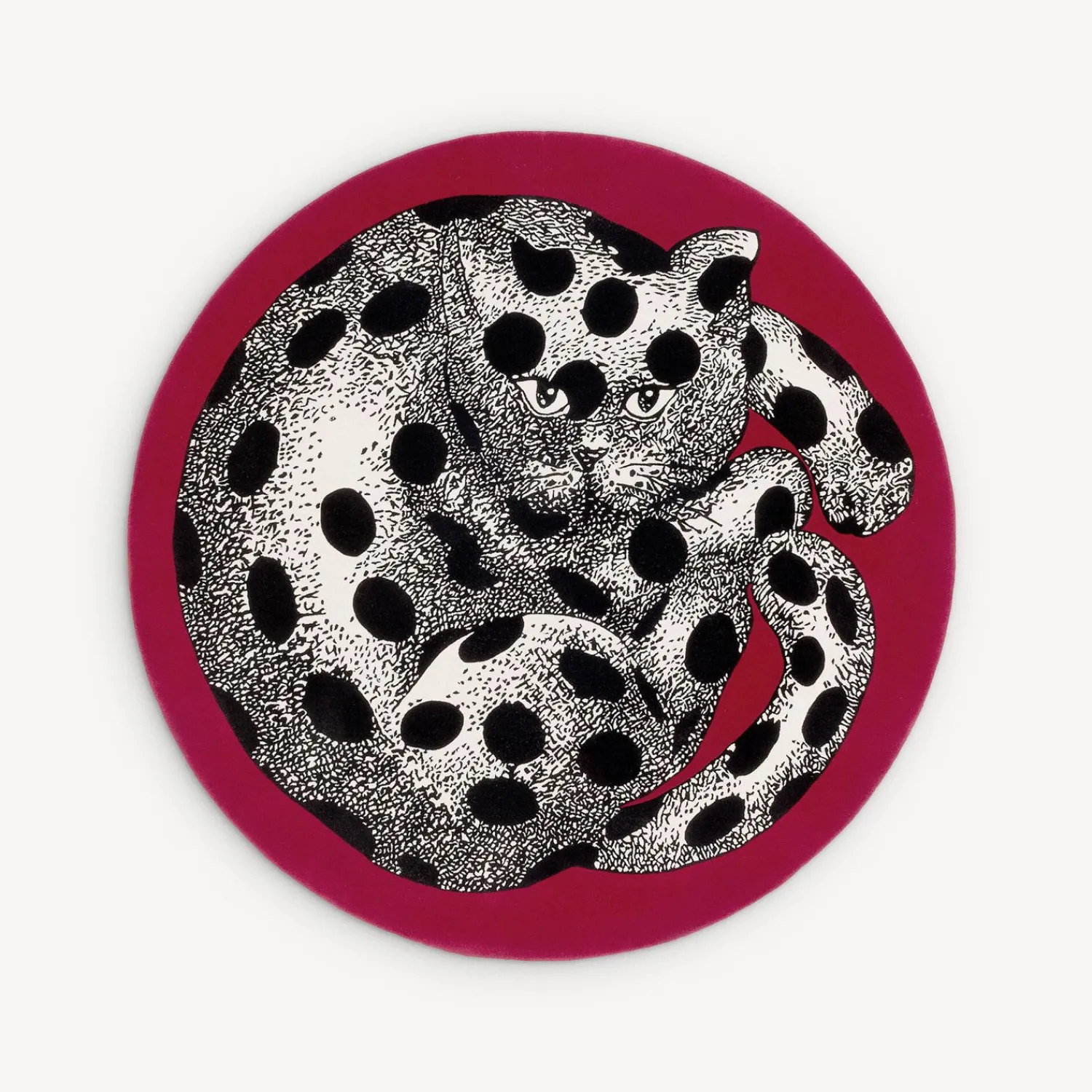 Design Rugs<Fornasetti Rug High Fidelity White/Black/Red