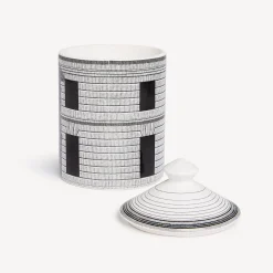 Scented Candles<Fornasetti Se Poi Scented Candle - Architettura Decor - Immaginazione Fragrance White/Black