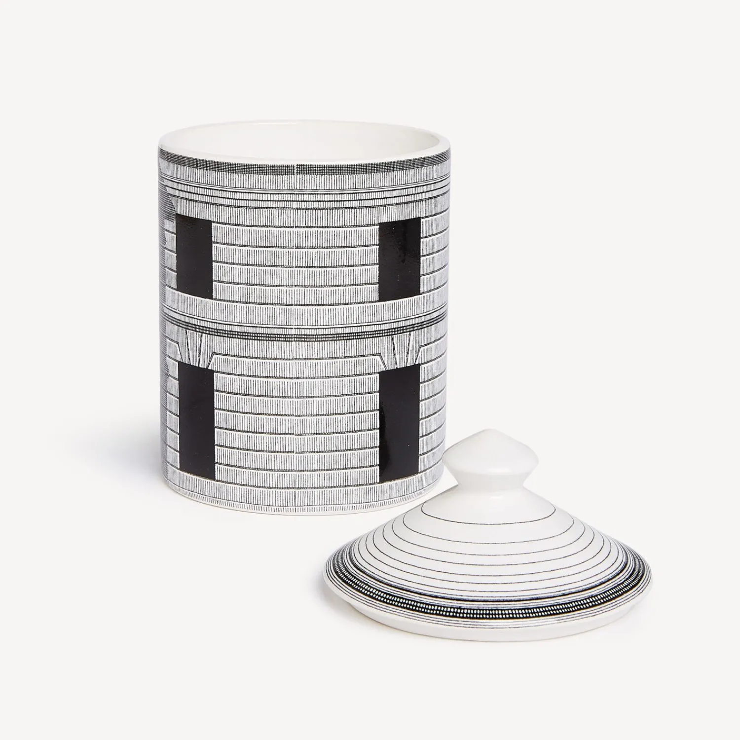 Scented Candles<Fornasetti Se Poi Scented Candle - Architettura Decor - Immaginazione Fragrance White/Black