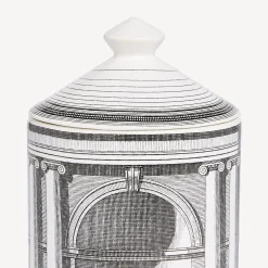 Scented Candles<Fornasetti Se Poi Scented Candle - Architettura Decor - Immaginazione Fragrance White/Black