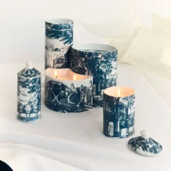 Scented Candles<Fornasetti Se Poi Scented Candle - Giardino Settecentesco Decor - Giardino Segreto Fragrance Blue/White