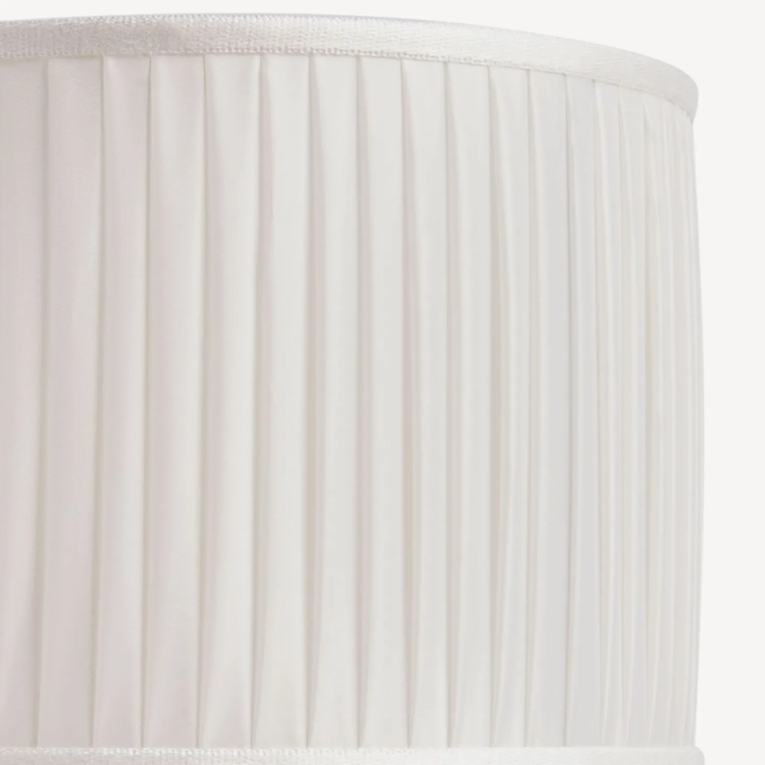 Lamps And Lampshades<Fornasetti Semi-Cylindrical Lampshade In Pleated Fabric White