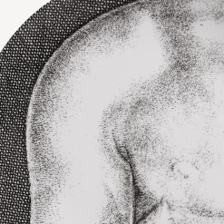 Decorative Plates<Fornasetti Set 12 Plates Adamo White/Black