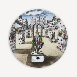 Decorative Plates<Fornasetti Set 12 Plates Citta Di Carte Multicolour