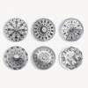 Decorative Plates<Fornasetti Set 6 Plates Cortili White/Black