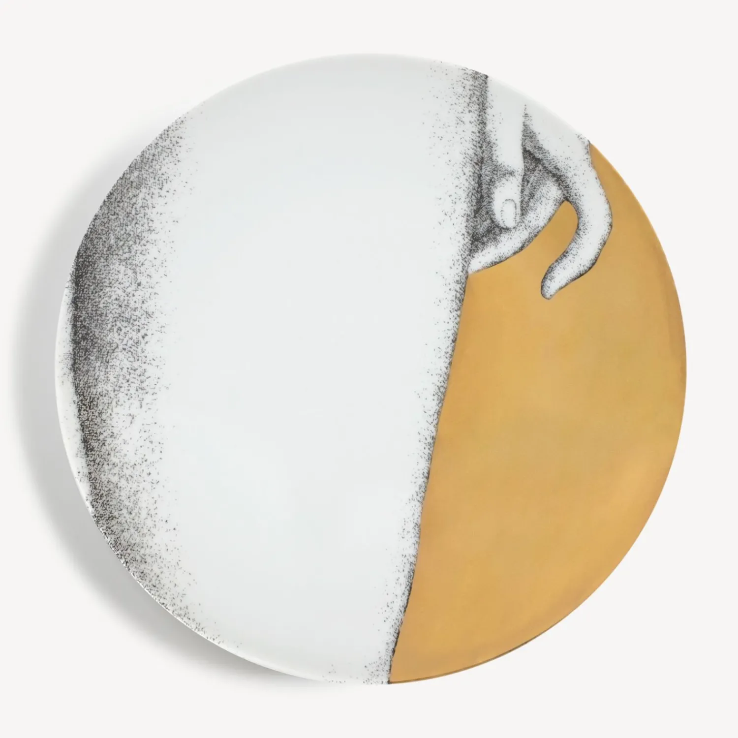 Decorative Plates<Fornasetti Set 12 Plates Eva White/Black/Gold
