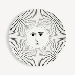 Decorative Plates<Fornasetti Set 6 Plates Soli E Lune White/Black
