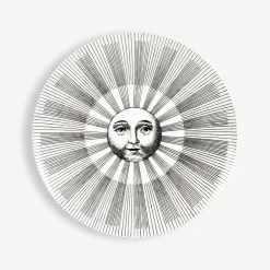 Decorative Plates<Fornasetti Set 6 Plates Soli E Lune White/Black