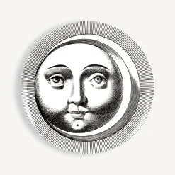 Decorative Plates<Fornasetti Set 6 Plates Soli E Lune White/Black