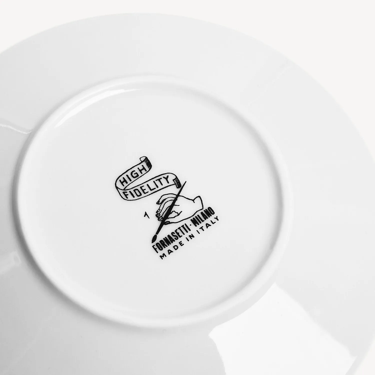 Tea And Coffee Sets<Fornasetti Set 6 Tea Cups High Fidelity White/Black