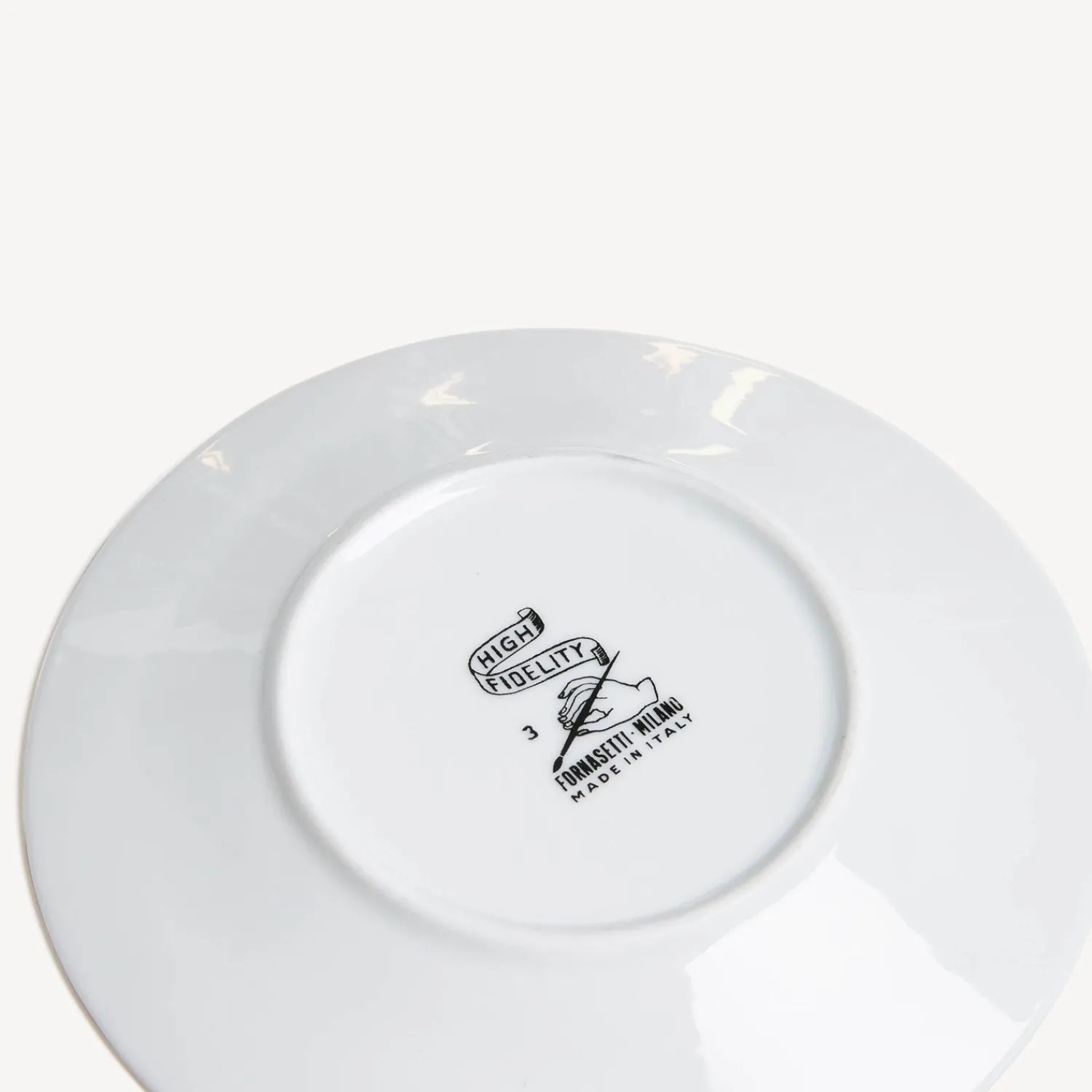 Tea And Coffee Sets<Fornasetti Set 6 Tea Cups High Fidelity White/Black/Gold