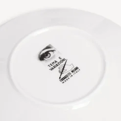 Tea And Coffee Sets<Fornasetti Set 6 Tea Cups Tema E Variazioni N.1 White/Black