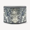 Cabinets<Fornasetti Small Cabinet Polyhedric Giardino Settecentesco Blue/Ivory