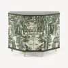 Cabinets<Fornasetti Small Cabinet Polyhedric Giardino Settecentesco Green/Ivory