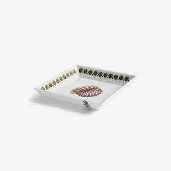 Decorative Plates<Fornasetti Square Plate Giro Di Conchiglie Multicolour