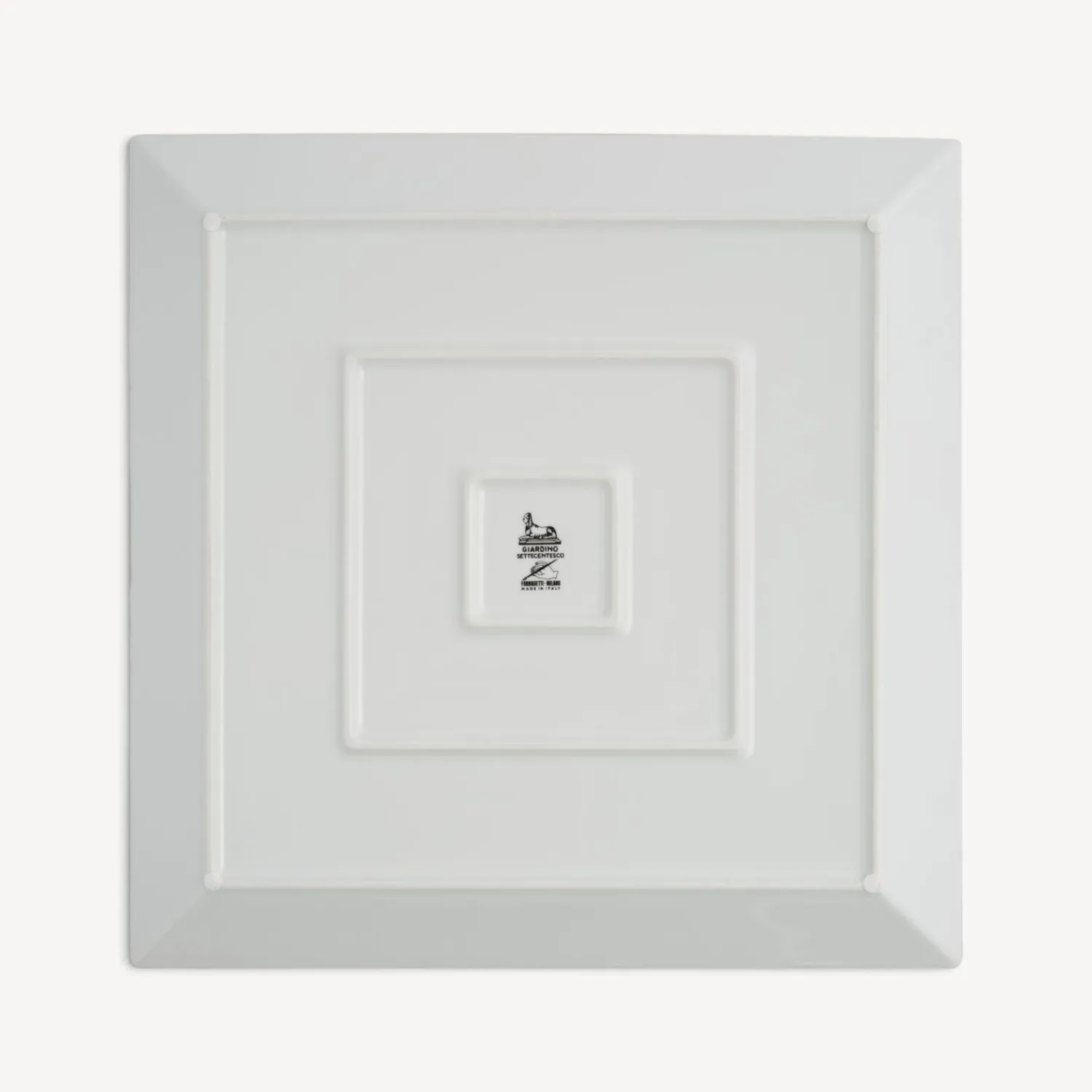 Decorative Trays<Fornasetti Square Tray Giardino Settecentesco White/Black