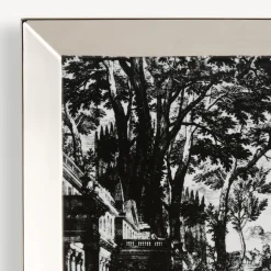Decorative Trays<Fornasetti Square Tray Giardino Settecentesco White/Black
