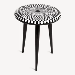 Stools<Fornasetti Stool Egocentrismo White/Black