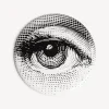 Stools<Fornasetti Stool Occhio White/Black