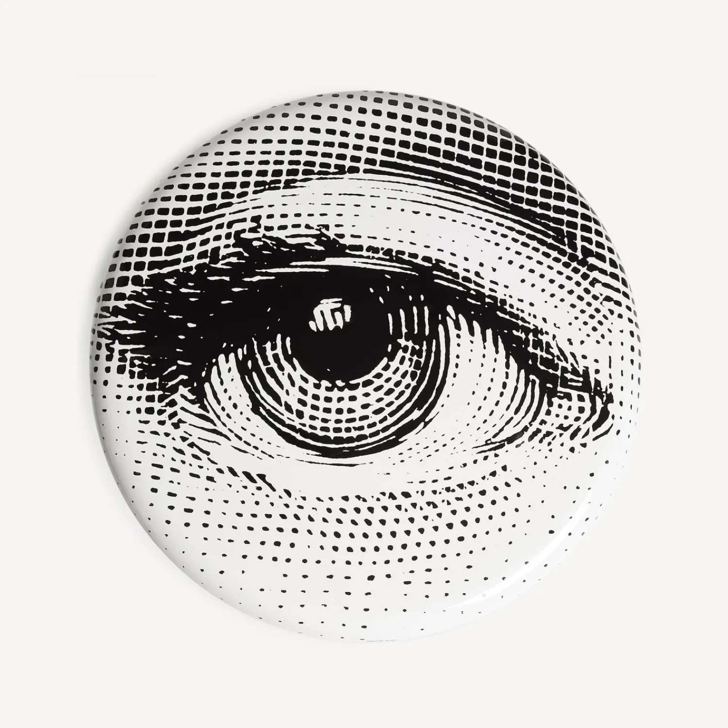 Stools<Fornasetti Stool Occhio White/Black