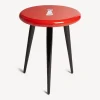 Stools<Fornasetti Stool Serratura White/Black/Red