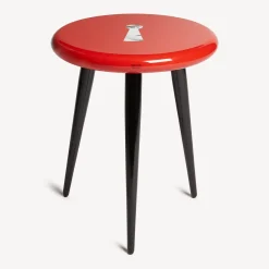 Stools<Fornasetti Stool Serratura White/Black/Red