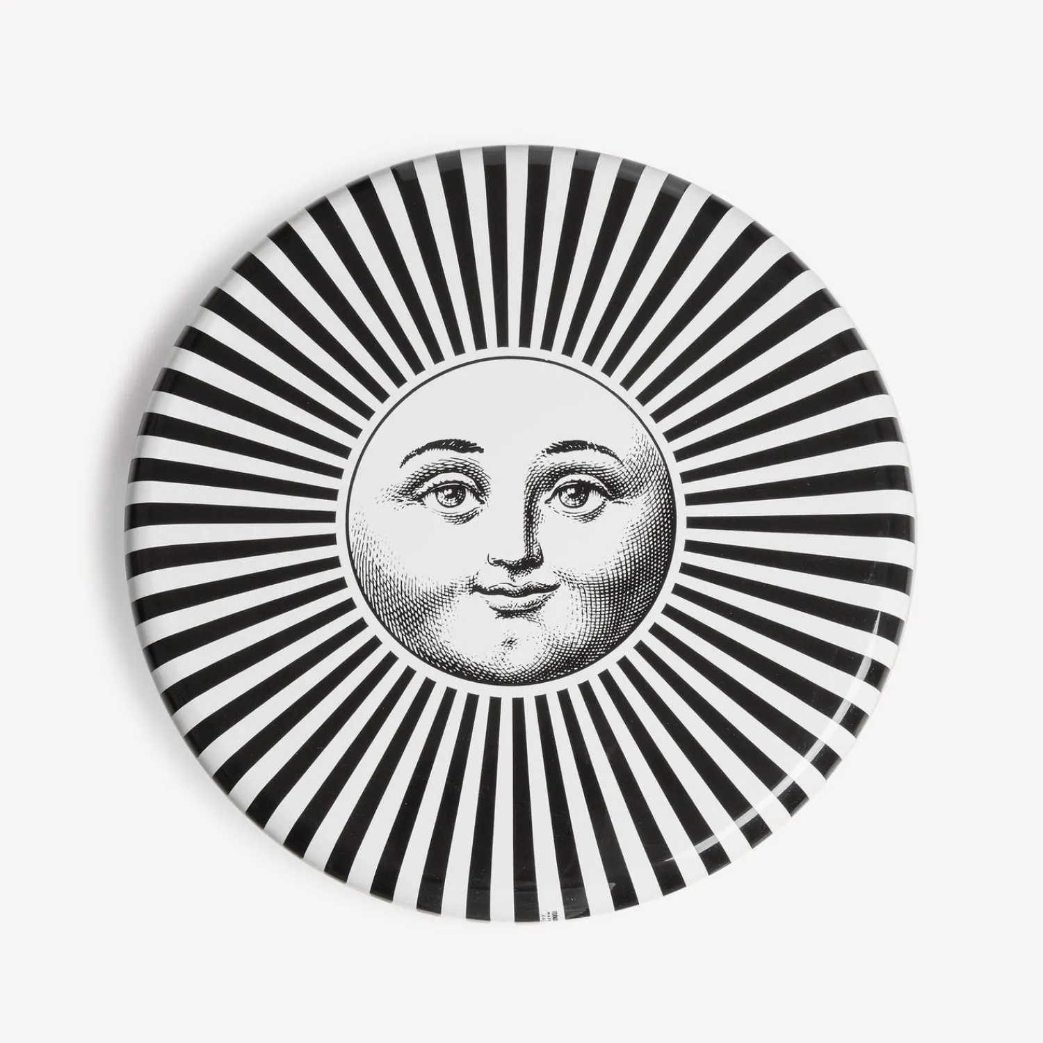 Stools<Fornasetti Stool Sole Raggiante White/Black