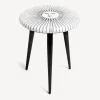 Stools<Fornasetti Stool Sole Splendente White/Black
