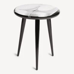 Stools<Fornasetti Stool Tergonomico White/Black
