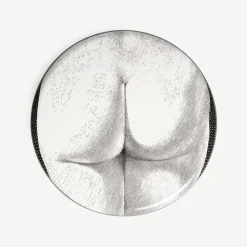 Stools<Fornasetti Stool Tergonomico White/Black