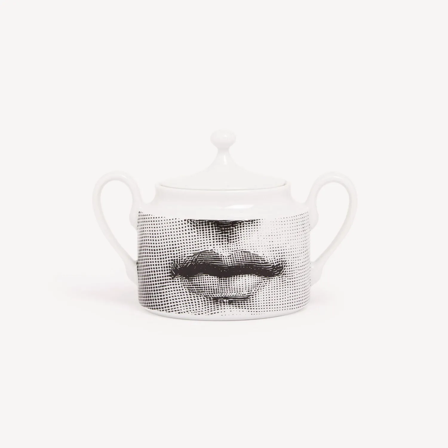 Tea And Coffee Sets<Fornasetti Sugar Bowl Tema E Variazioni White/Black