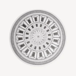 Tables<Fornasetti Table Top Cortile White/Black