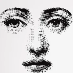 Tables<Fornasetti Table Top Tema E Variazioni N.6 White/Black