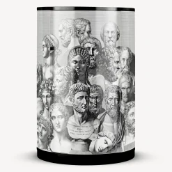 Storage Consoles<Fornasetti Tall Console Teste Antiche White/Black