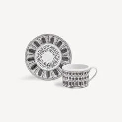 Tea And Coffee Sets<Fornasetti Tea Cup Architettura White/Black