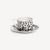 Tea And Coffee Sets<Fornasetti Tea Cup High Fidelity Pois White/Black
