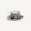 Tea And Coffee Sets<Fornasetti Tea Cup High Fidelity Tigrato White/Black