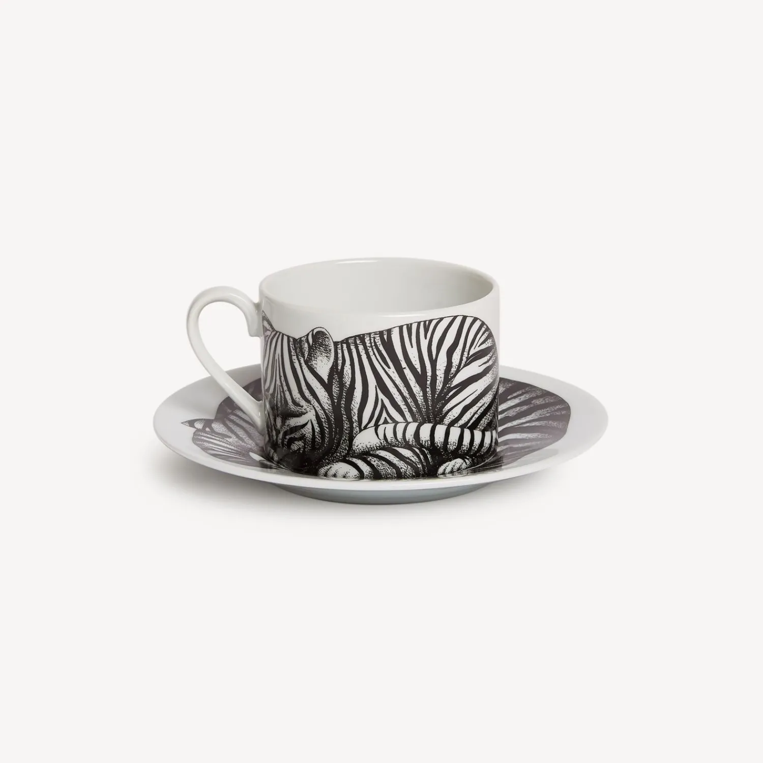 Tea And Coffee Sets<Fornasetti Tea Cup High Fidelity Tigrato White/Black