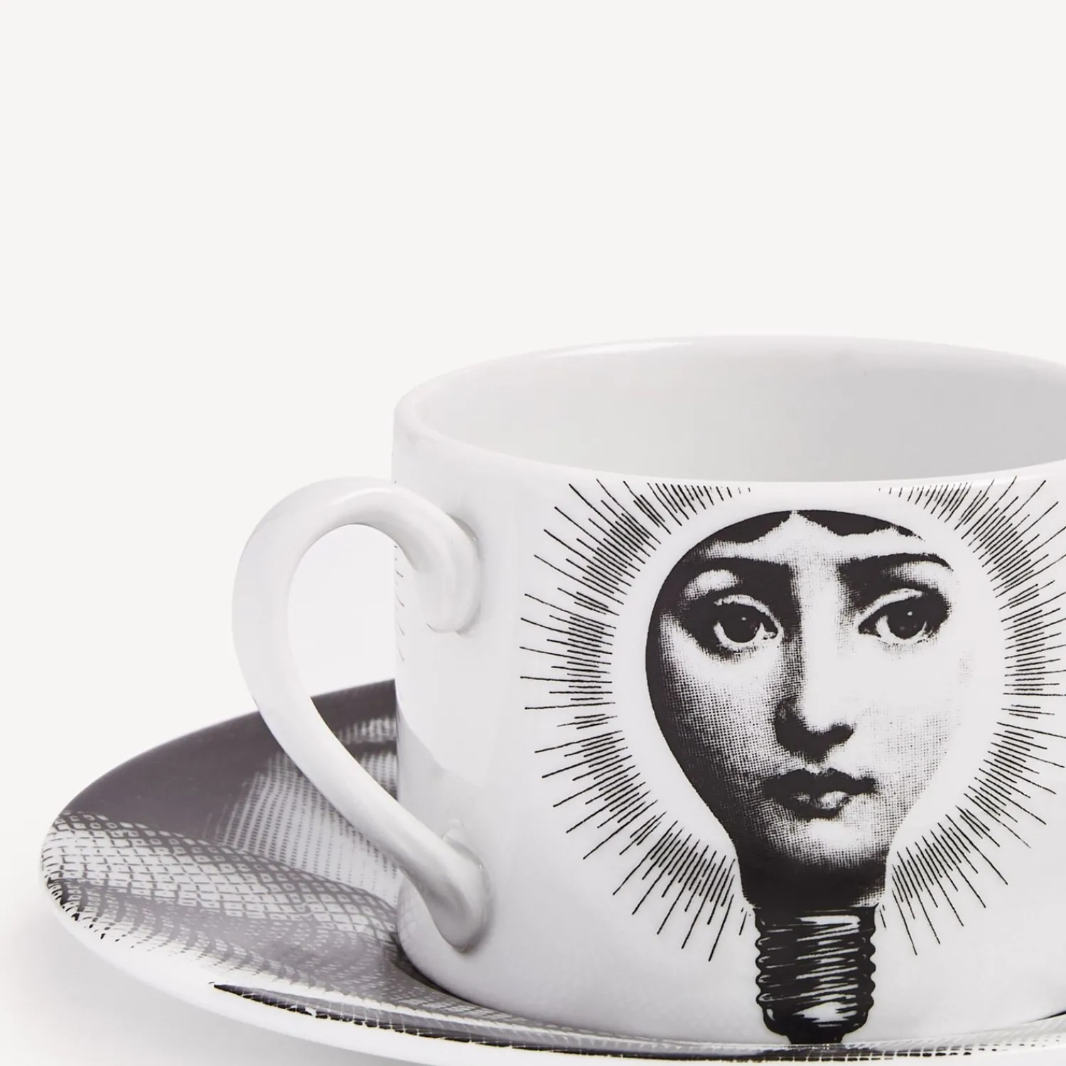 Tea And Coffee Sets<Fornasetti Tea Cup Tema E Variazioni Lampadina White/Black