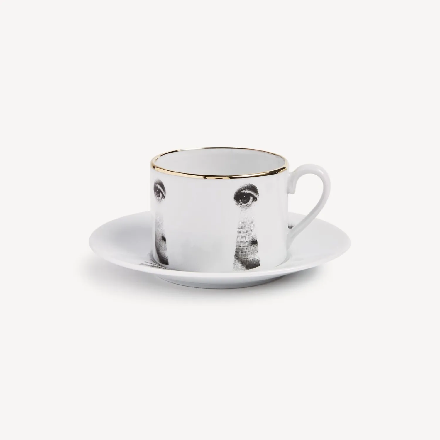 Tea And Coffee Sets<Fornasetti Tea Cup Tema E Variazioni Serratura White/Black/Gold