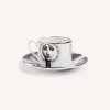 Tea And Coffee Sets<Fornasetti Tea Cup Tema E Variazioni Lampadina White/Black/Gold