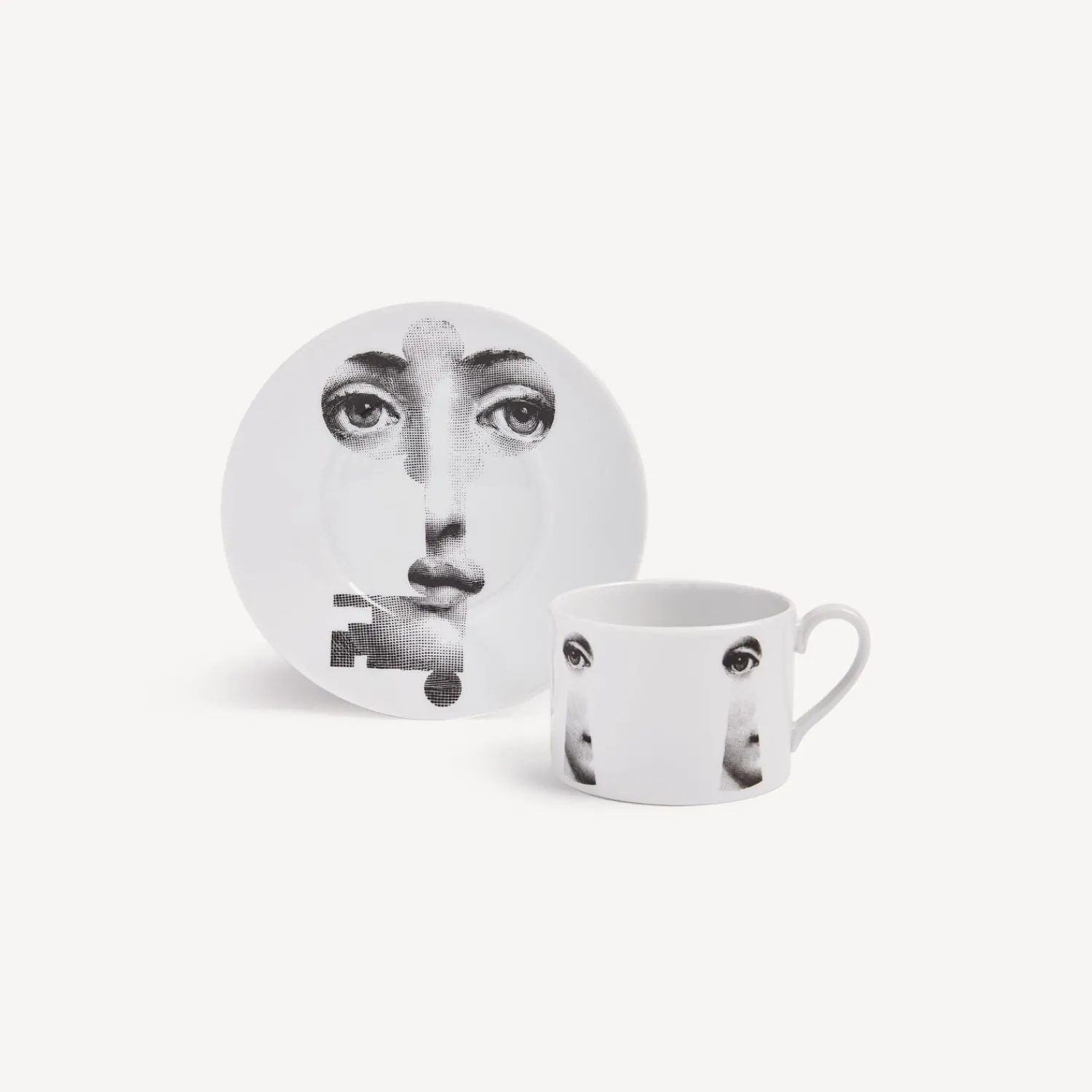 Tea And Coffee Sets<Fornasetti Tea Cup Tema E Variazioni Serratura White/Black