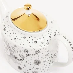 Tea And Coffee Sets<Fornasetti Teapot Solitario White/Black/Gold