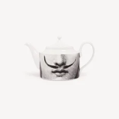 Tea And Coffee Sets<Fornasetti Teapot Tema E Variazioni N.21 White/Black